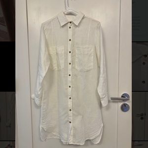 White linen shirt
